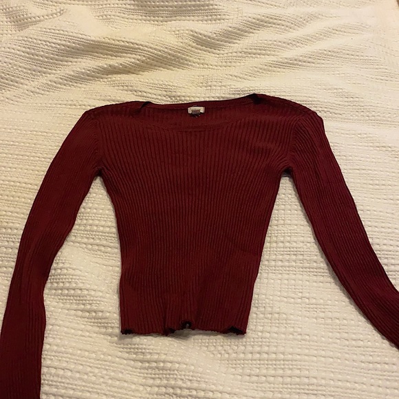 Ribbed body-con long sleeve shirt - Picture 3 of 3